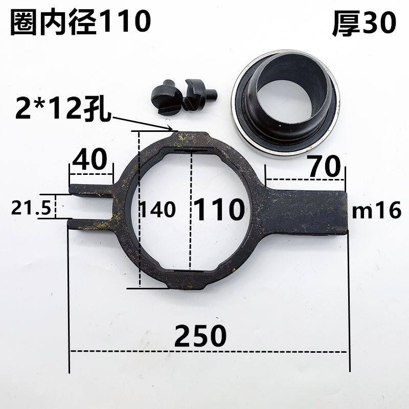数控车床单叉开叉手动气动铣槽活灵组合套打手圈活灵轴承卡子