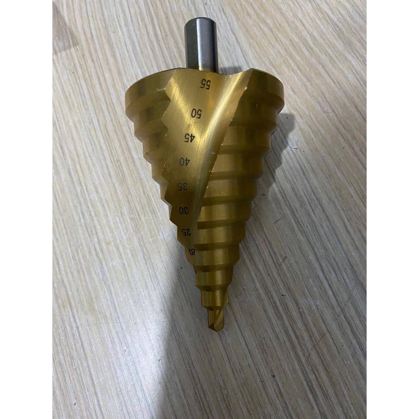 宝塔钻头6含-55mm打孔阶梯头不锈金钢开孔器钴合锥WEW形木工扩钻