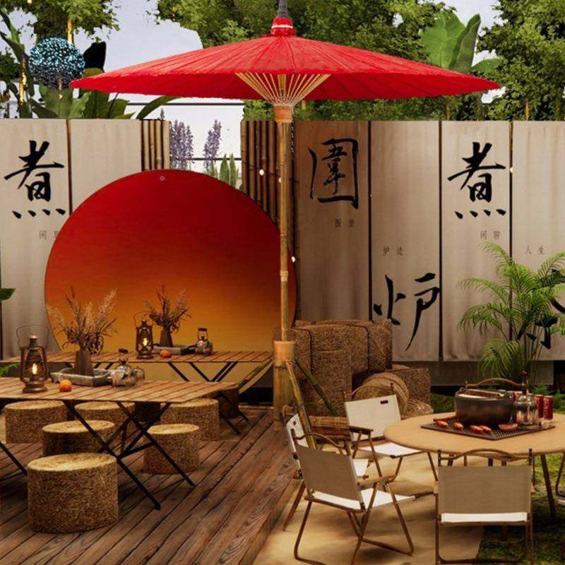 中式纸伞炉煮茶外伞室户外沙滩遮围阳伞阳台露天院2ARYGwrX子古油,家居饰品,工艺伞,淘宝优惠券,粉丝福利购,淘宝优惠卷