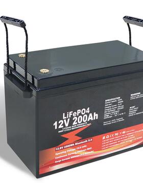 12V20180h容量能电池高高循环磷酸铁锂电池组LAi储fepo4备用电池