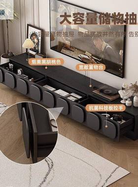 几法复古式黑色电视柜茶合客厅中古40cm宽家HAM组用落地电视机柜