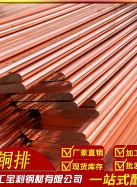 重庆供应T现货2紫铜排TMY母排接线地铜排VEK锡镀铜排紫铜板