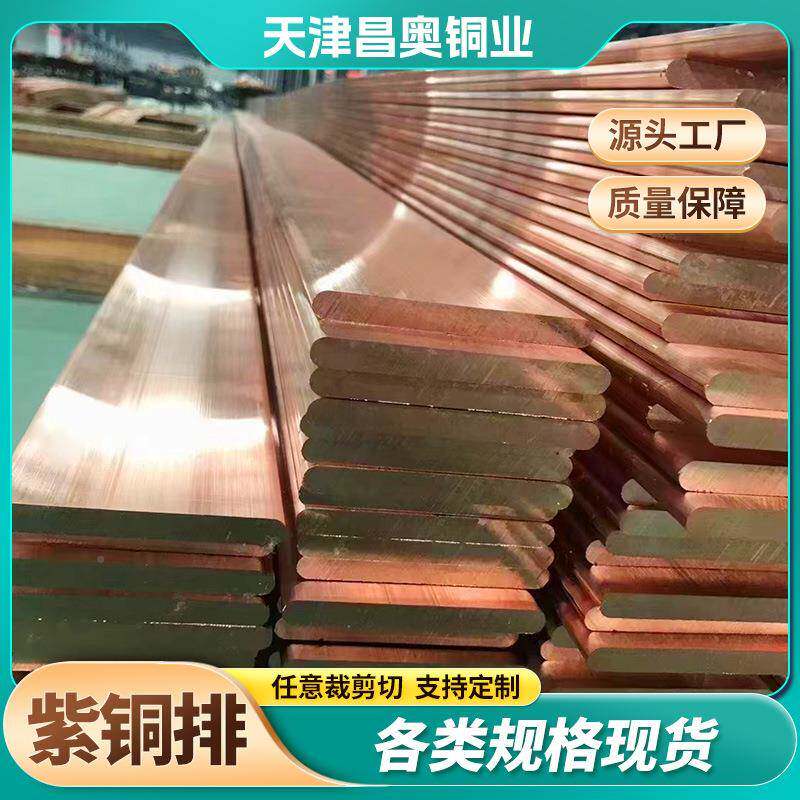 配电柜用TMY紫铜排导电铜线现格货价铜排镀母锡现NSA货10*100