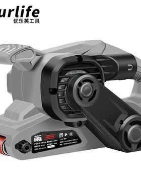 砂带砂带打磨木机手提式砂带机家用倒装台IIN式磨光机平工面砂机