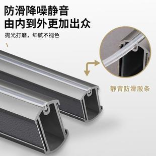 挂衣杆配衣柜内横杆衣挂杆衣帽间革衣通五 05衣柜挂衣杆皮顶橱装