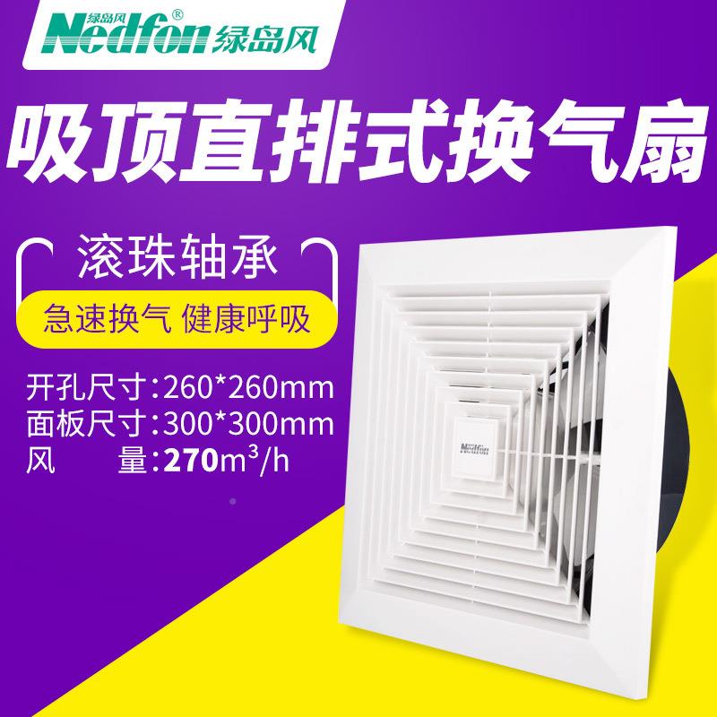 绿岛顶风排气扇吸直排式排换扇KTV网气吧PRA大功率风扇APT20-3-2