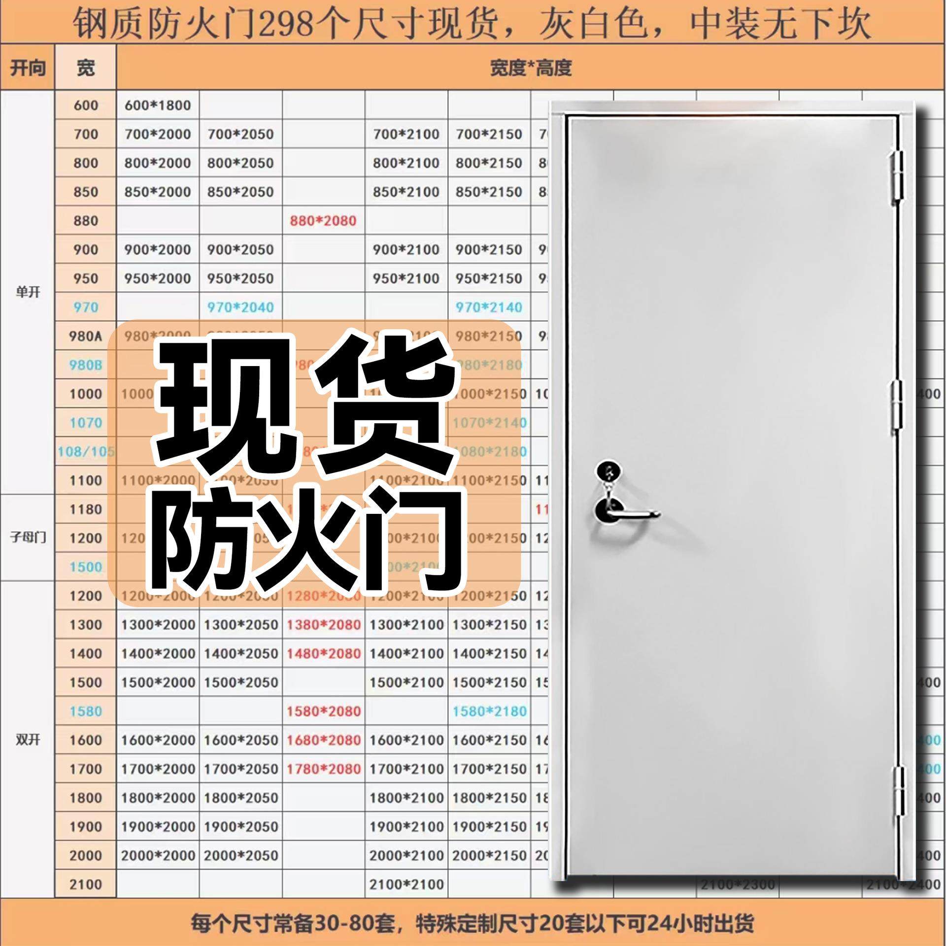 防火门厂家直销钢制防火门甲级消防门工程钢质防火门耐火隔音,商业/办公家具,灭火箱/消防柜/应急物资柜,淘宝优惠券,粉丝福利购,淘宝优惠卷