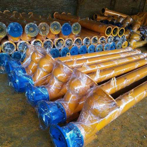 热销水泥螺旋输送机倾斜螺旋输送机圆管式粉料螺旋输送机