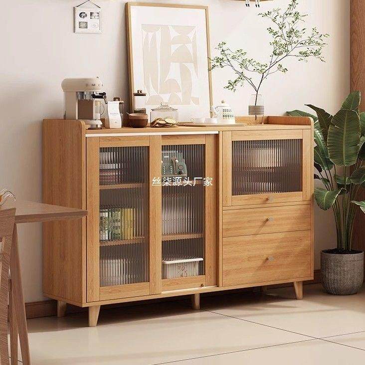 餐边柜客厅木储物柜原色家用收纳柜茶水餐柜靠JAG墙置一体物斗柜,标准件/零部件/工业耗材,车间地垫,淘宝优惠券,粉丝福利购,淘宝优惠卷