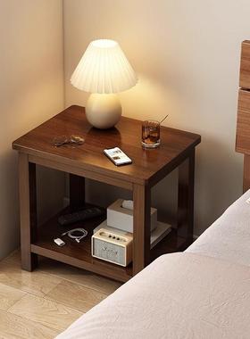 方边几沙发柜客厅家用简木约现代小茶几桌边子阳台正形纯19611实