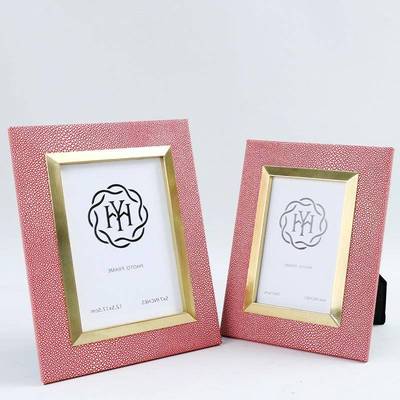 简约高档室内家居包HY-89162布冰花绒包布相框厂金属玻璃皮革布相