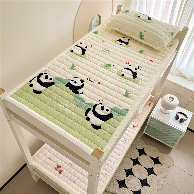 冬季加厚牛奶绒床垫褥子9r0x190cm软垫子家用床褥垫被学生宿舍单