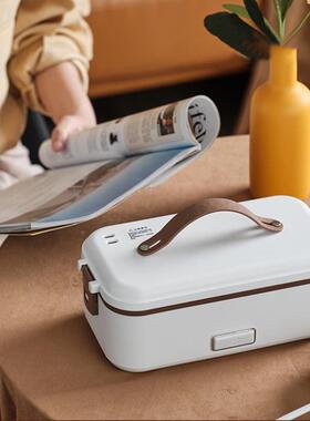 10V220V威必立便携电电热饭盒蒸煮饭盒保温便当饭组合盒插FH-A08