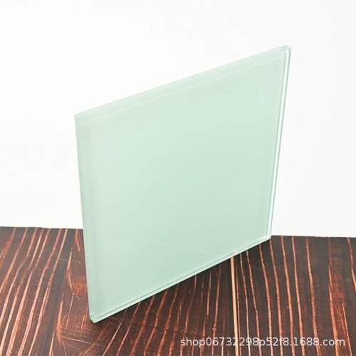 钢厂磕家透明超白圆142形玻璃抗冲击白色烤化漆耐碰耐划痕玻璃