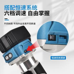 锂GEL电木工专器用修边机家充电式用开槽电动开槽机神开孔雕刻机