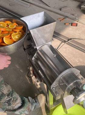 工压业不锈钢螺旋式JRF榨汁汁机鲜果榨打汁式机破碎榨机