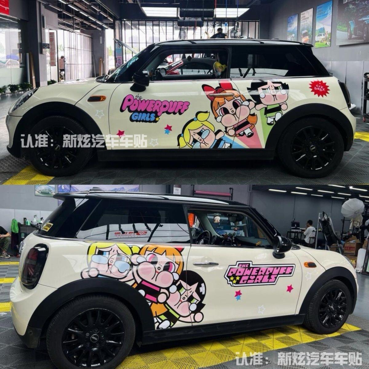 零跑T03车贴卡通飞天小