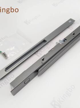 中窄推拉双面锁铝合窗金纱窗钩推极窄断桥铝门窗锁SL-C54A拉窗锁