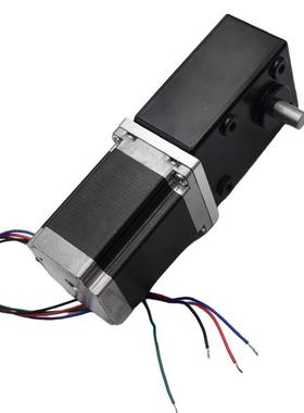 5减微速型步进涡电机57882轮蜗杆直角金属AVI齿轮箱正反转自锁负