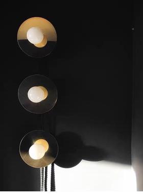 后现壁灯客厅卧室床头灯欧简约创代意北电视背景墙走过92152道壁