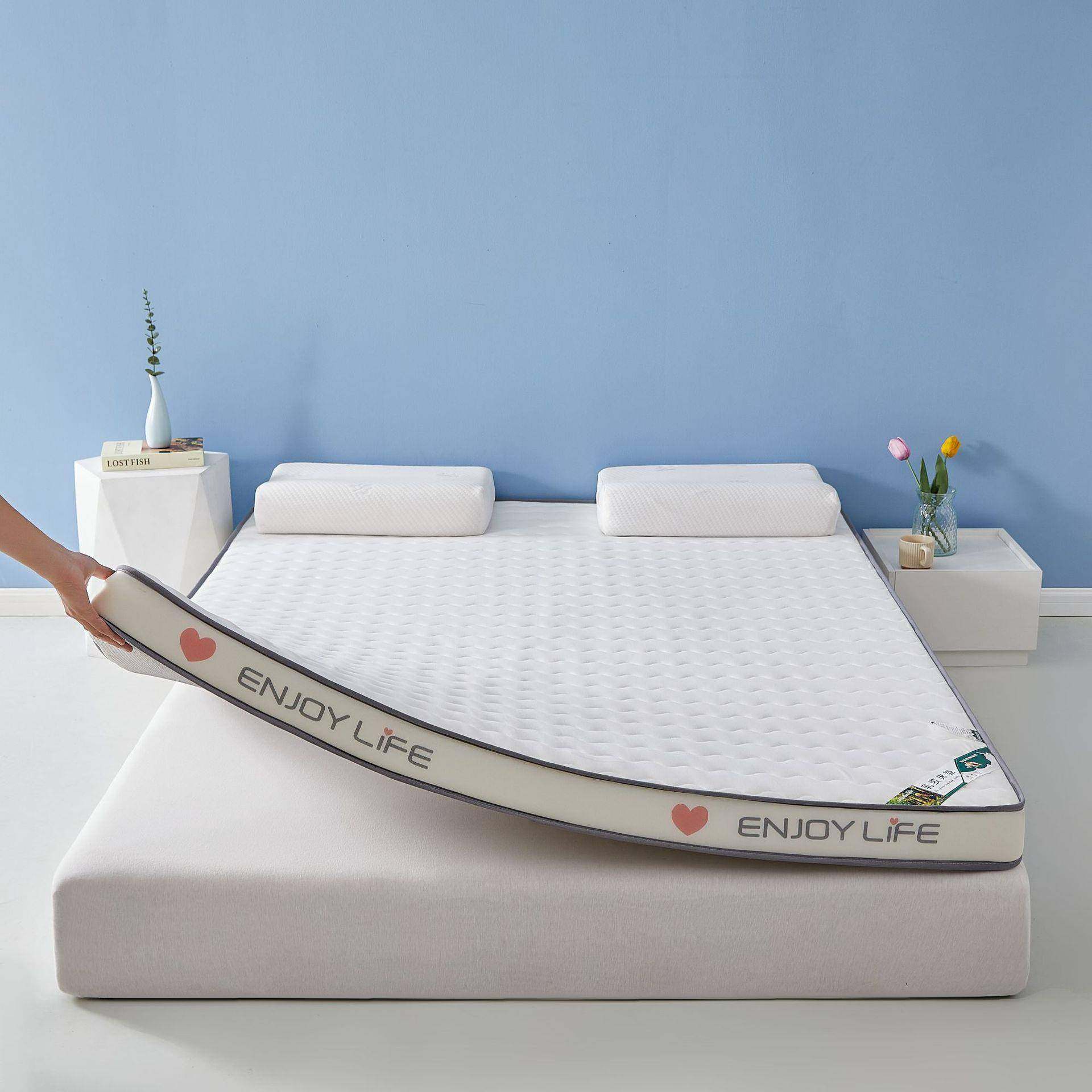 简纯色牛奶加丝床NDG抗压舒适垫学生宿舍约垫被厚家用双人床铺睡,标准件/零部件/工业耗材,车间地垫,淘宝优惠券,粉丝福利购,淘宝优惠卷