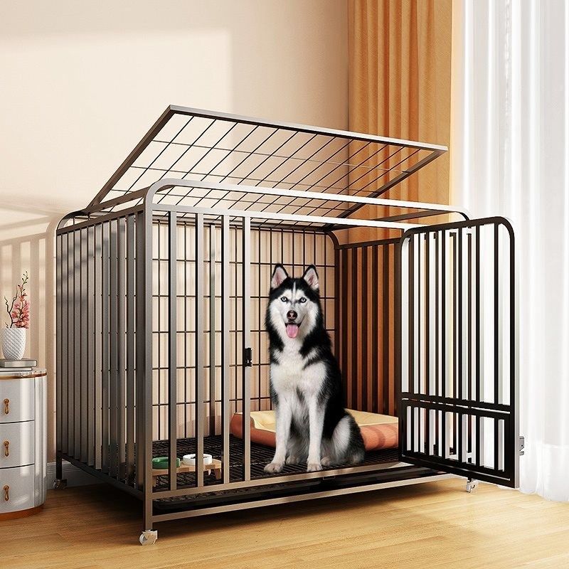 狗笼子中型大型犬室内带所厕边牧拉布拉多金毛宠物家用小型狗狗笼,标准件/零部件/工业耗材,车间地垫,淘宝优惠券,粉丝福利购,淘宝优惠卷