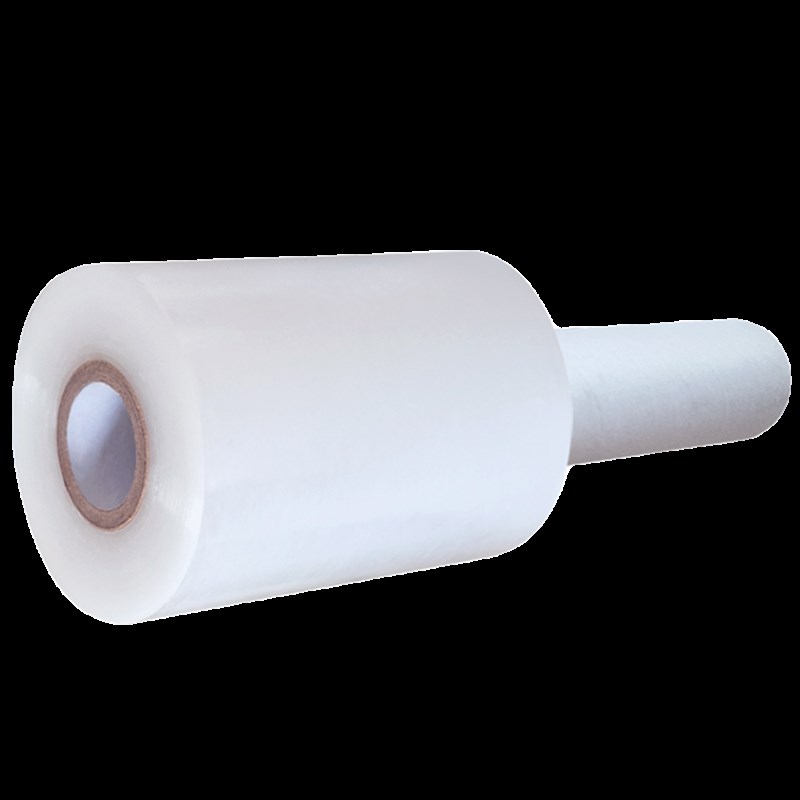 塑料薄膜大卷缠绕膜商用超薄工业保鲜膜家用打包PE手柄保护膜