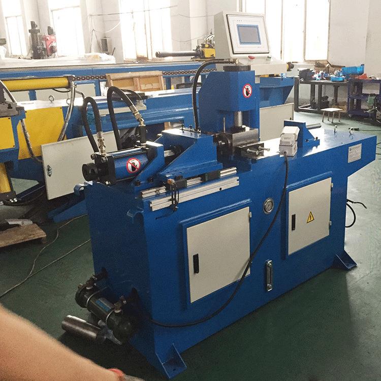 金属管端成型缩管导管机柱双头缩管机自动上下料铝铜数TM40-60控