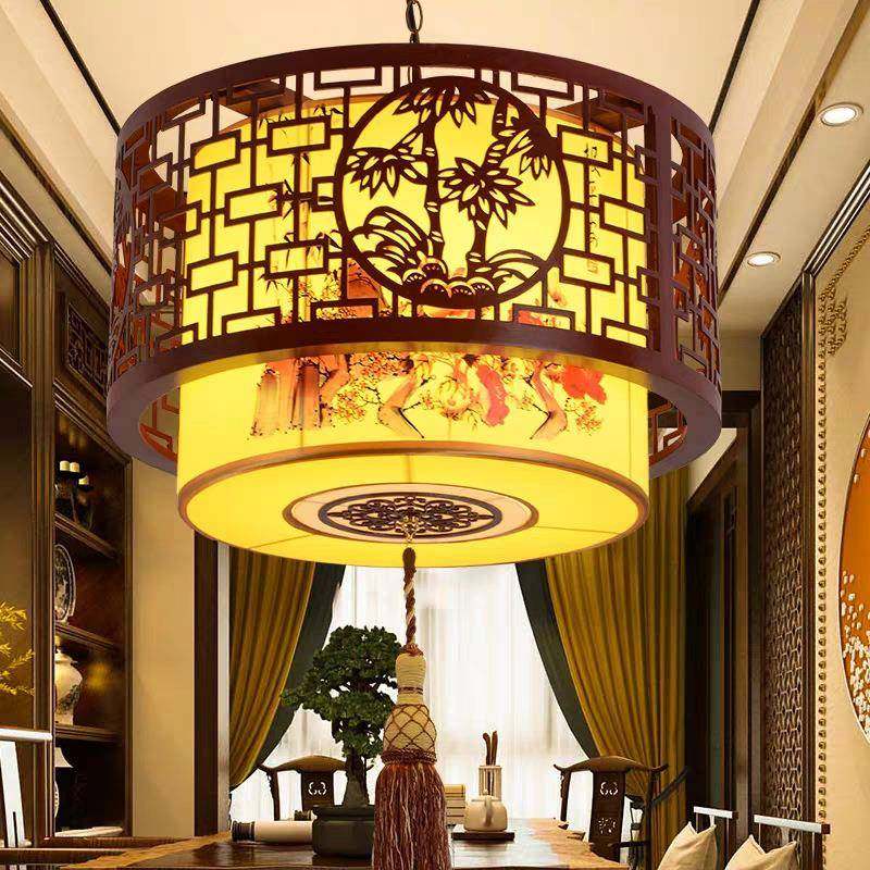 中式仿古木0760231艺吊灯酒店餐厅走灯火锅店饭茶楼大廊包厢大堂,家装灯饰光源,智能吊灯,淘宝优惠券,粉丝福利购,淘宝优惠卷