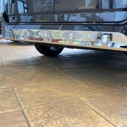 适用22款V装OXY90改不锈钢后保险杠后后包围90保险杠后下板护导流