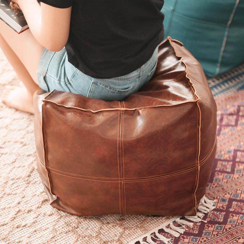 摩皮洛哥子套方形旧服收纳袋换鞋矮凳客衣厅坐墩飘窗懒ww-1.18墩,收纳整理,其他收纳袋,淘宝优惠券,粉丝福利购,淘宝优惠卷