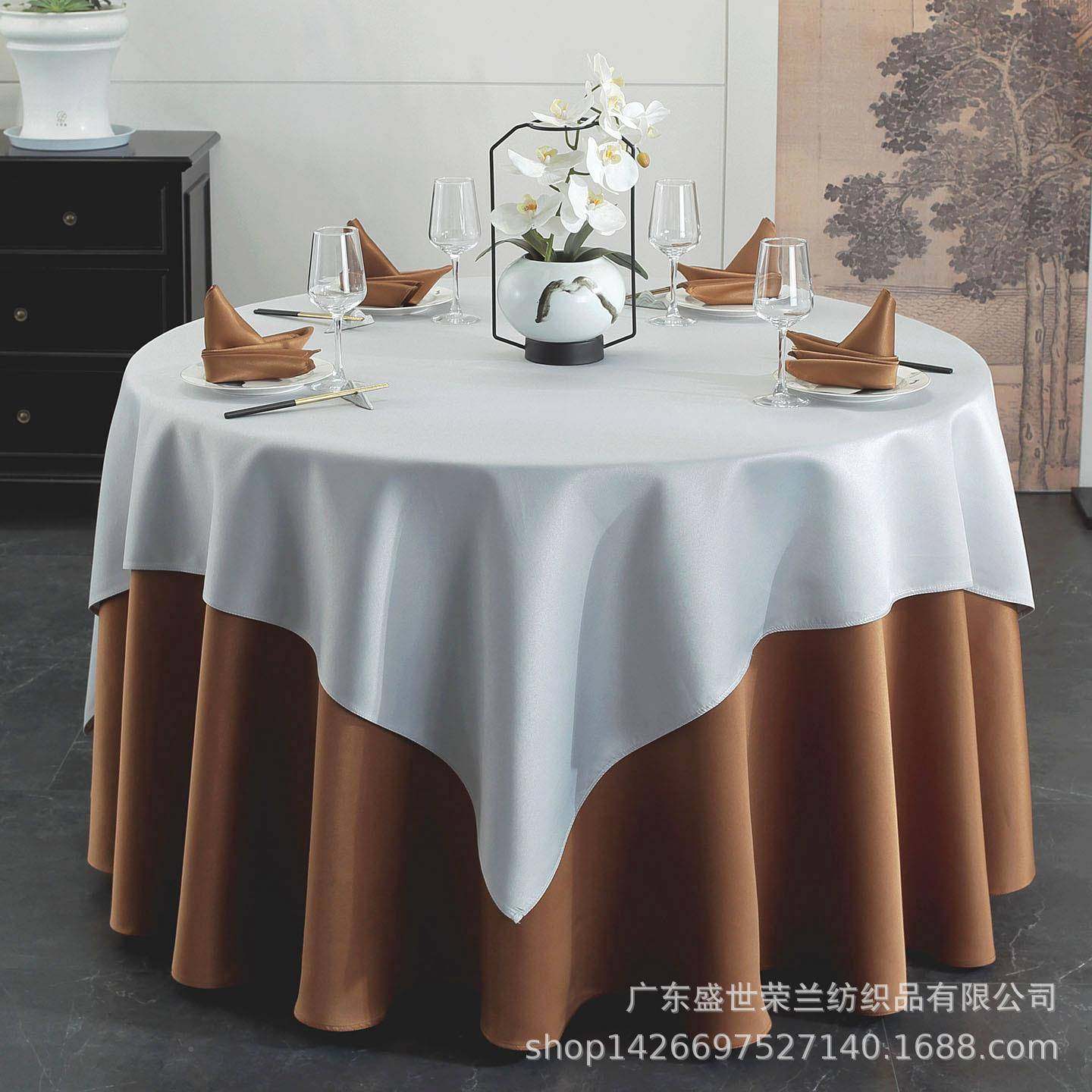 酒店双2025/7/1色圆形加厚桌布轻高布级餐感桌饭店奢餐厅专用圆台,节庆用品/礼品,桌裙蓬蓬纱,淘宝优惠券,粉丝福利购,淘宝优惠卷