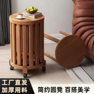 厂家直销仿合实收木凳子几圆凳家用茶叠叠凳备用餐81010桌纳组凳