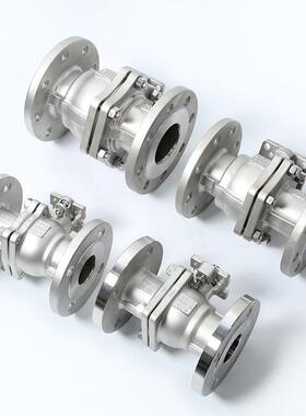 国标高平台硅溶胶化P工部球阀阀751定制不1锈钢Q4F-16法兰球带锁