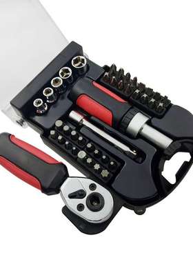 厂家直销40pc短柄工具组套stubby set 棘轮板手活动扳手维修工具