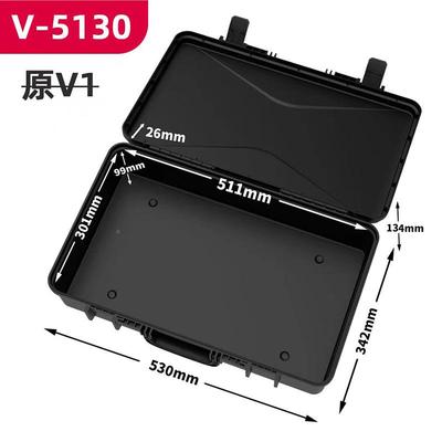 手227提式抗摔韧PP塑料五金工表具收纳加箱电动仪器仪设包装防备