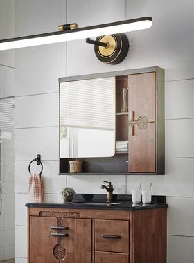 美式ld全18819镜梳前灯浴室妆铜化妆灯镜柜e专用卫生间北欧镜子