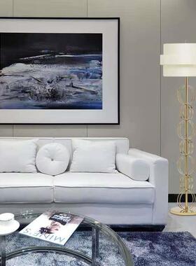 现代地轻奢气金属圆环落39381灯个性时尚创意客厅酒店墅别大书房