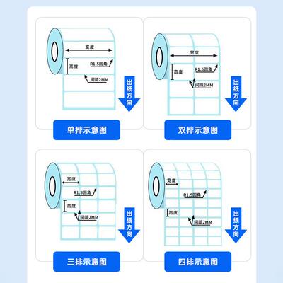 三防热敏纸不干胶标签贴纸热x打签印纸60*40507010条码打印01敏50