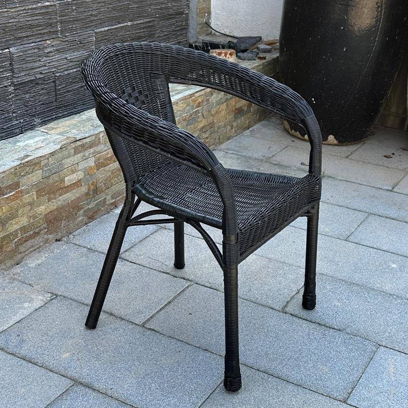 新款升加固带扶手椅WGB级子靠背椅室内腾椅户藤椅外椅藤子编椅子