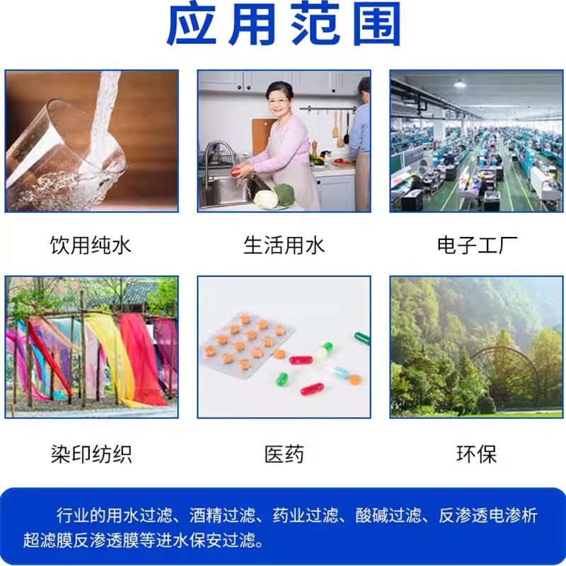 304不b锈钢精密保安过滤器工业家用pp棉卡箍法兰滤芯前置过滤罐