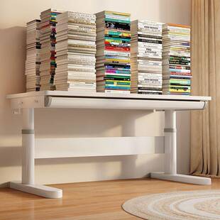 升儿桌童学习可XUE降升降洞洞板写字桌套装 实木升降小学生家用书