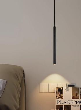 极简约现代卧室床简吊灯长头线小欧吊灯北客厅背景墙升87583降主