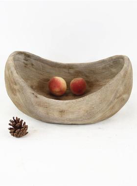 厂家销售手制作木质托工盘盘零CF19328食水果民宿家居摆桌面储物