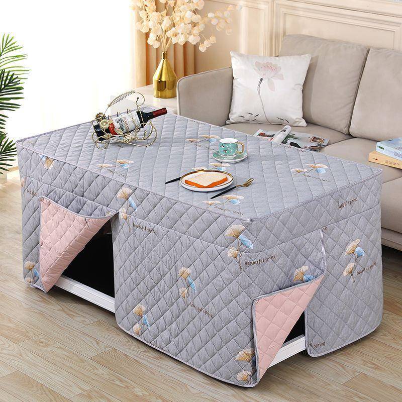 厂家直供加厚烤火桌子罩长方形家用茶电炉罩罩几取套暖桌罩电暖炉