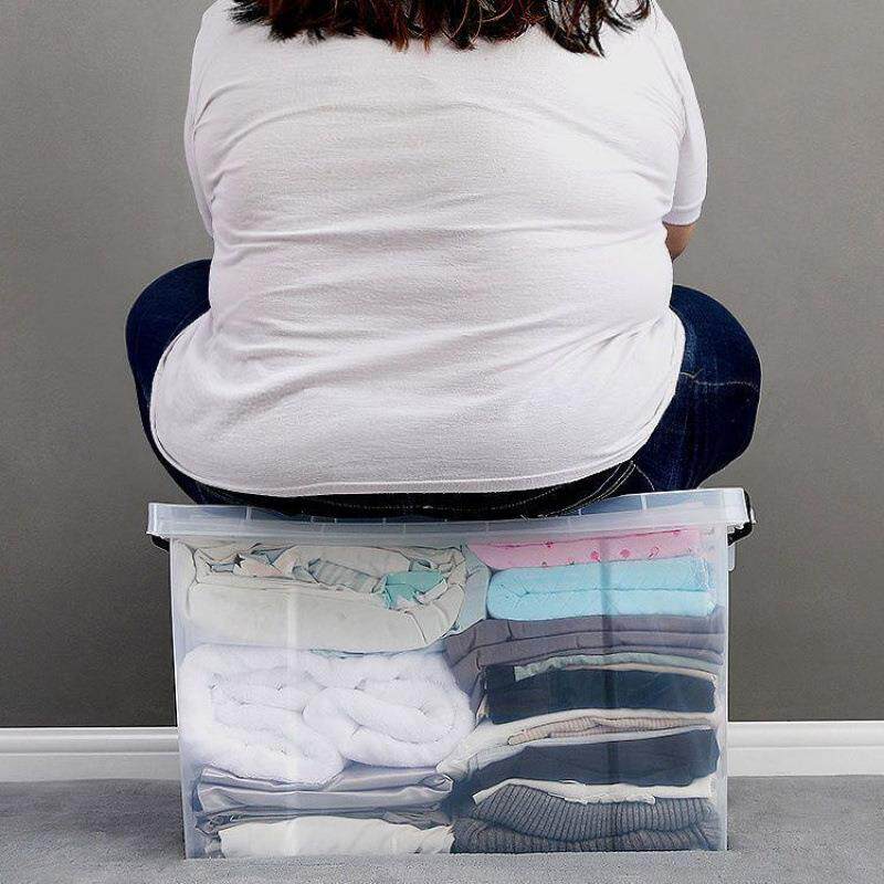 特大容量超大码手提盒冷藏收纳箱冻塑料盒子保透明加见详情高号食