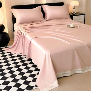 60支长绒棉床单母件单纯棉100全a类婴级单床单高支高密四 床单