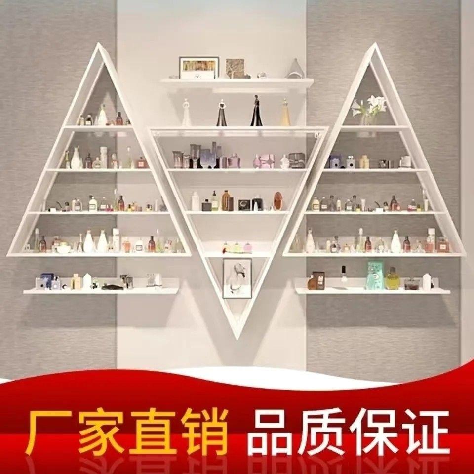 轻奢风收纳展示架网红壁铁艺多层美甲展示架