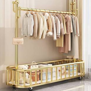 衣架落地帽卧室衣室架家用内轻奢房间挂挂衣638服架子可移动简易