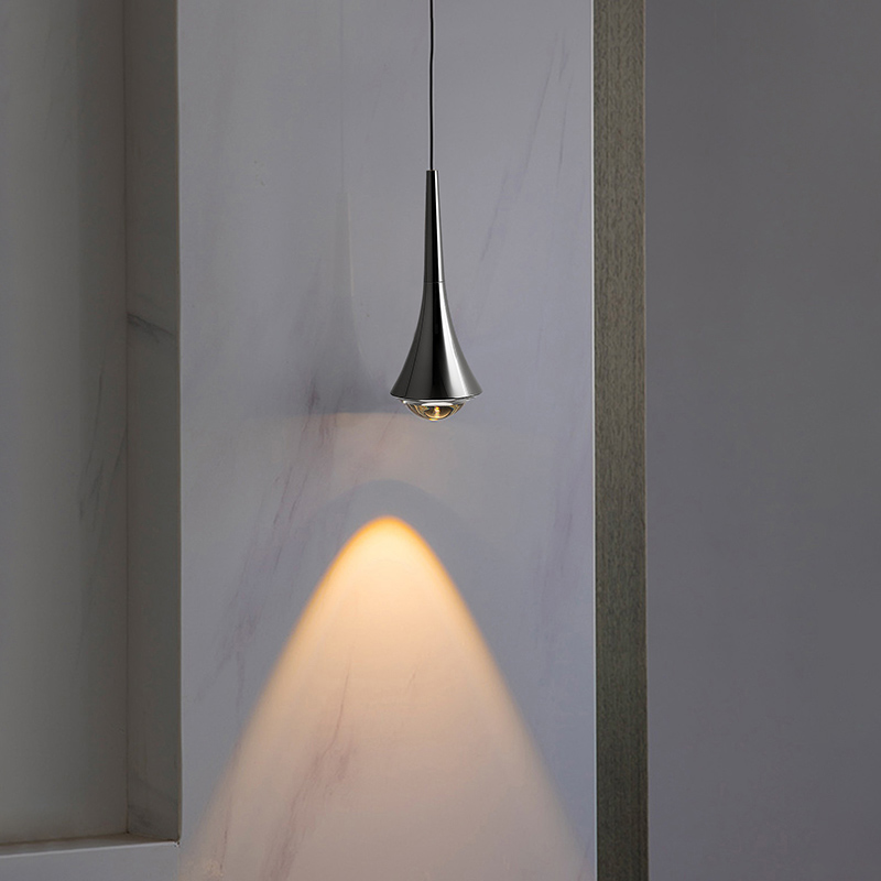 卧室现代简约创意轻奢主卧护y眼吊灯床头小吊灯吧台餐厅餐桌吊灯